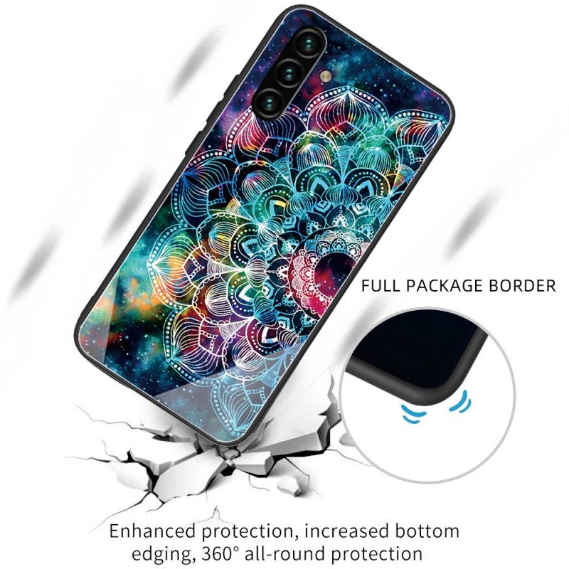 Cover Samsung Galaxy A13 5G / A04s Mandala In Vetro Temperato