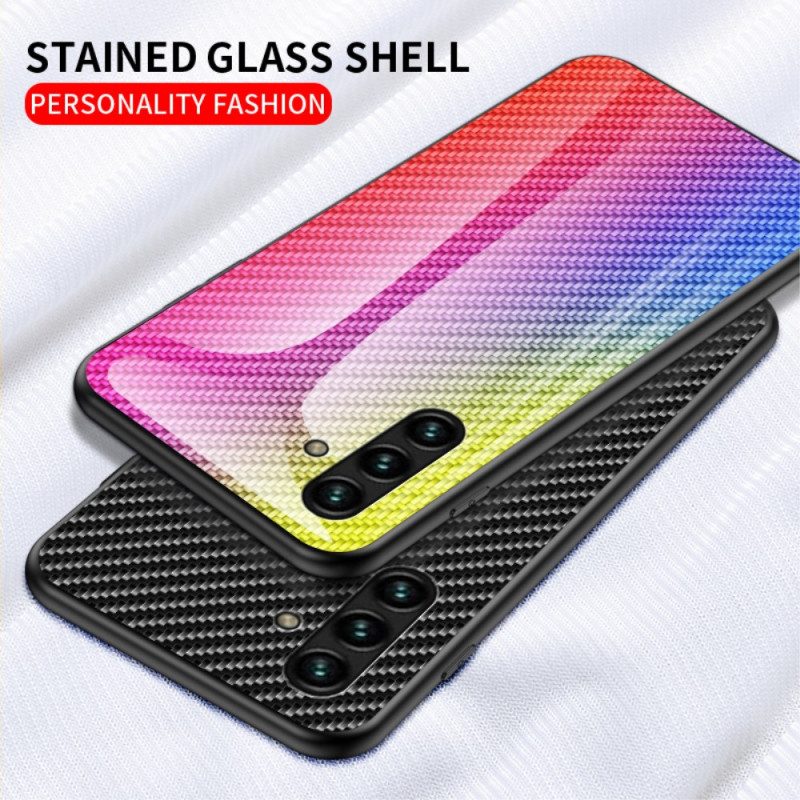 Cover Samsung Galaxy A13 5G / A04s Vetro Temperato In Fibra Di Carbonio