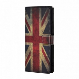 Custodia in pelle Samsung Galaxy A13 5G / A04s Bandiera Dell'inghilterra