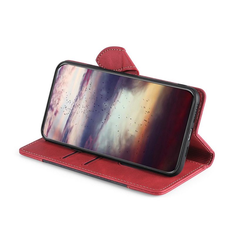 Custodia in pelle Samsung Galaxy A13 5G / A04s Ecopelle Bicolore Elegante