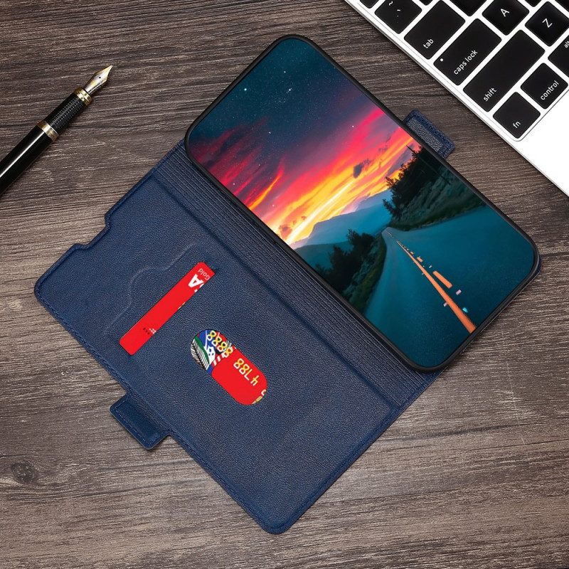 Custodia in pelle Samsung Galaxy A13 5G / A04s Folio Cover Design A Doppia Patta