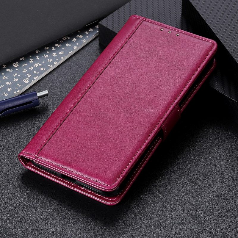 Custodia in pelle Samsung Galaxy A13 5G / A04s Stile Pelle Eleganza