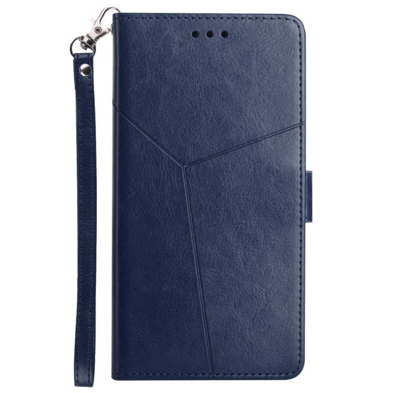 Custodia in pelle Samsung Galaxy A13 5G / A04s Stile Pelle Geo Y Design