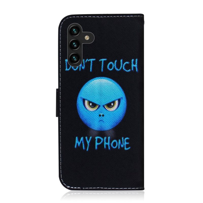 Custodia in pelle Samsung Galaxy A13 5G / A04s Telefono Emoji