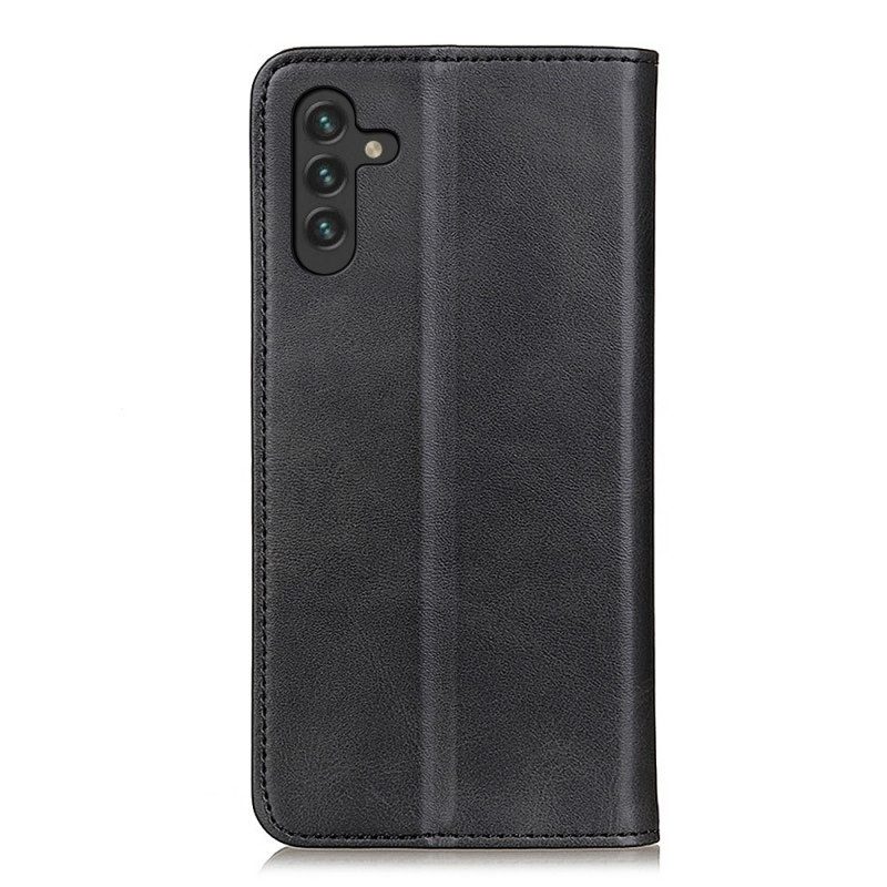 Folio Cover Samsung Galaxy A13 5G / A04s Custodia in pelle Cuoio Spaccato