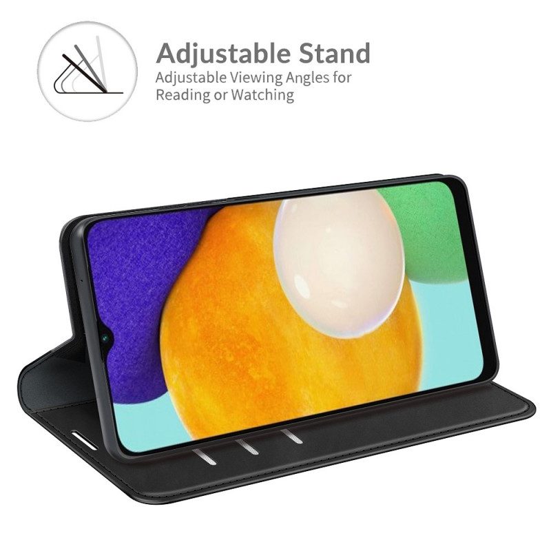 Folio Cover Samsung Galaxy A13 5G / A04s Custodia in pelle Design In Pelle Stile