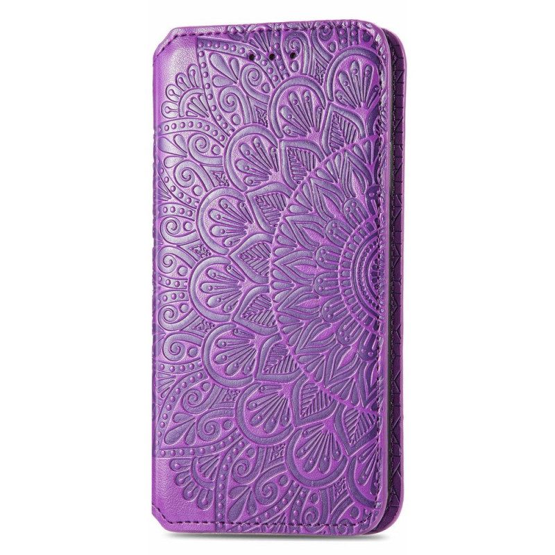 Folio Cover Samsung Galaxy A13 5G / A04s Custodia in pelle Mandala