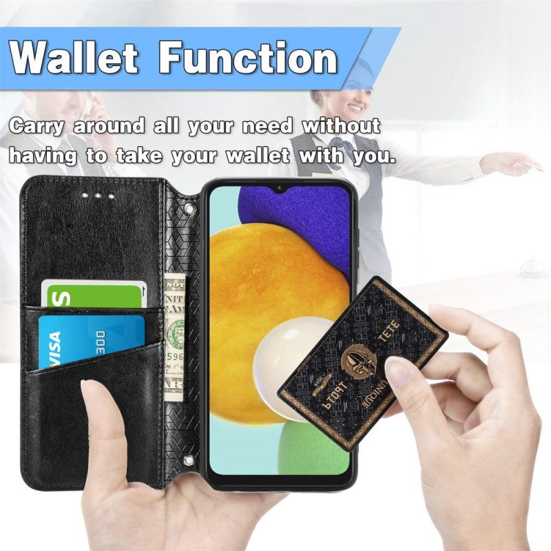Folio Cover Samsung Galaxy A13 5G / A04s Custodia in pelle Mandala