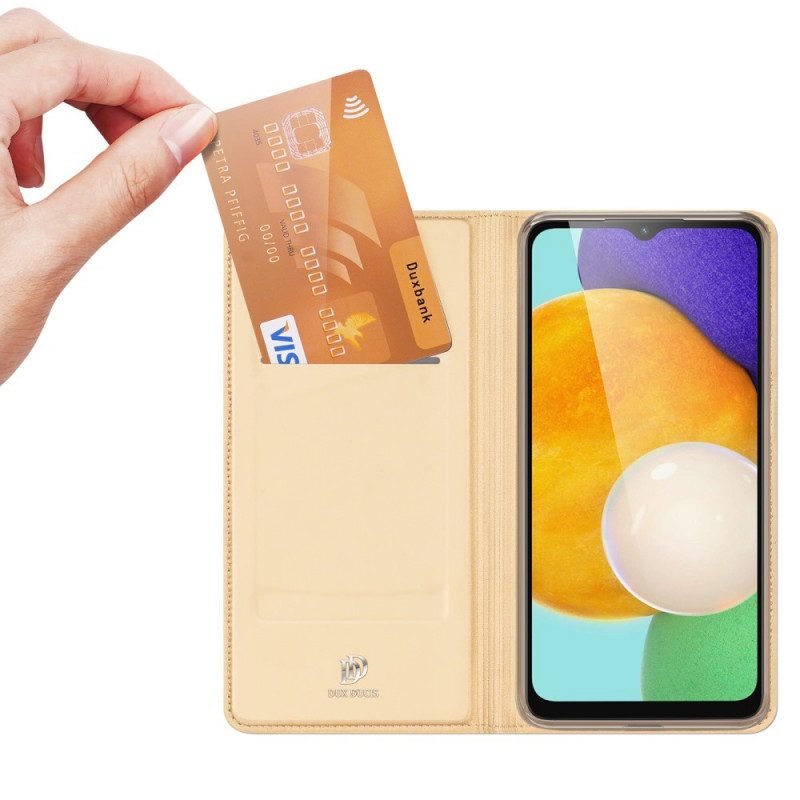 Folio Cover Samsung Galaxy A13 5G / A04s Custodia in pelle Pelle Pro Dux Ducis