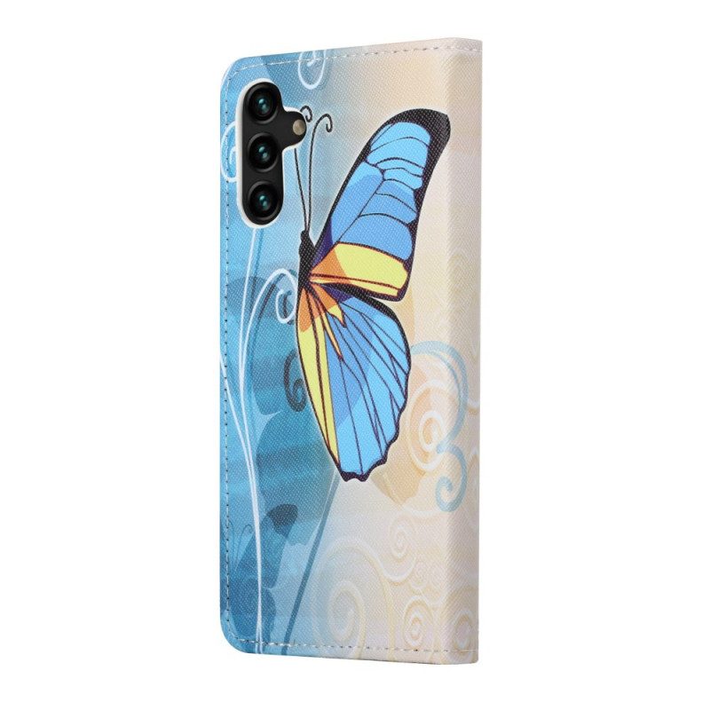Folio Cover Samsung Galaxy A13 5G / A04s Farfalle Sovrane