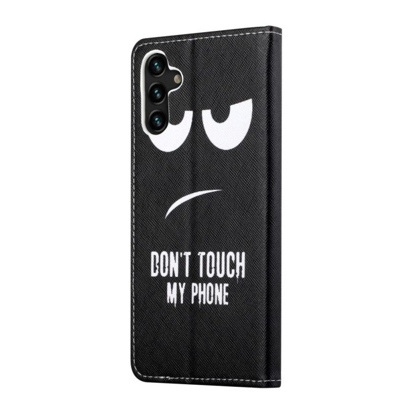 Folio Cover Samsung Galaxy A13 5G / A04s Non Toccare Il Mio Telefono