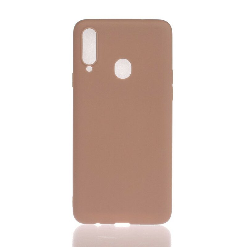 Cover Samsung Galaxy A20s Colori Caramelle In Silicone Flessibile