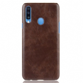 Cover Samsung Galaxy A20s Effetto Pelle Litchi