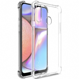 Cover Samsung Galaxy A20s Imak Silky Con Pellicola Serigrafica