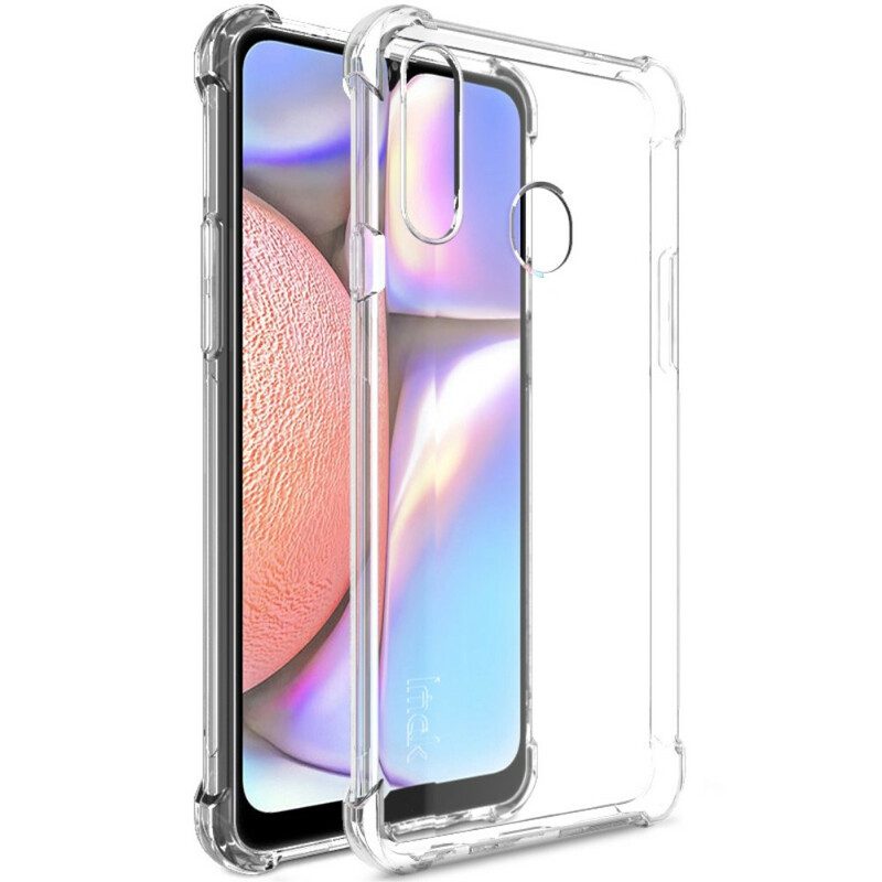 Cover Samsung Galaxy A20s Imak Silky Con Pellicola Serigrafica
