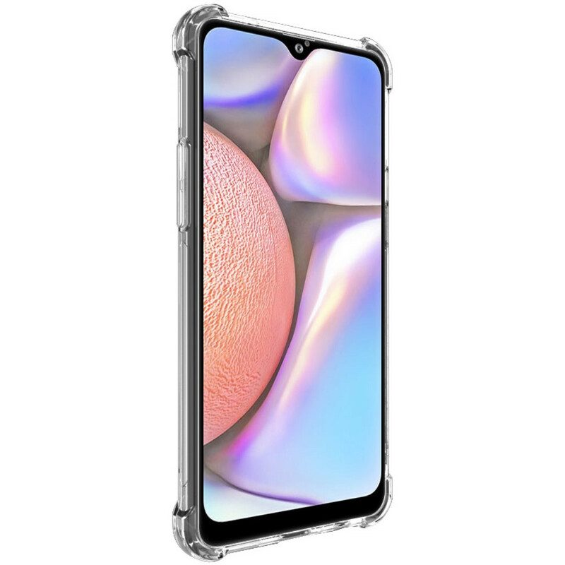 Cover Samsung Galaxy A20s Imak Silky Con Pellicola Serigrafica
