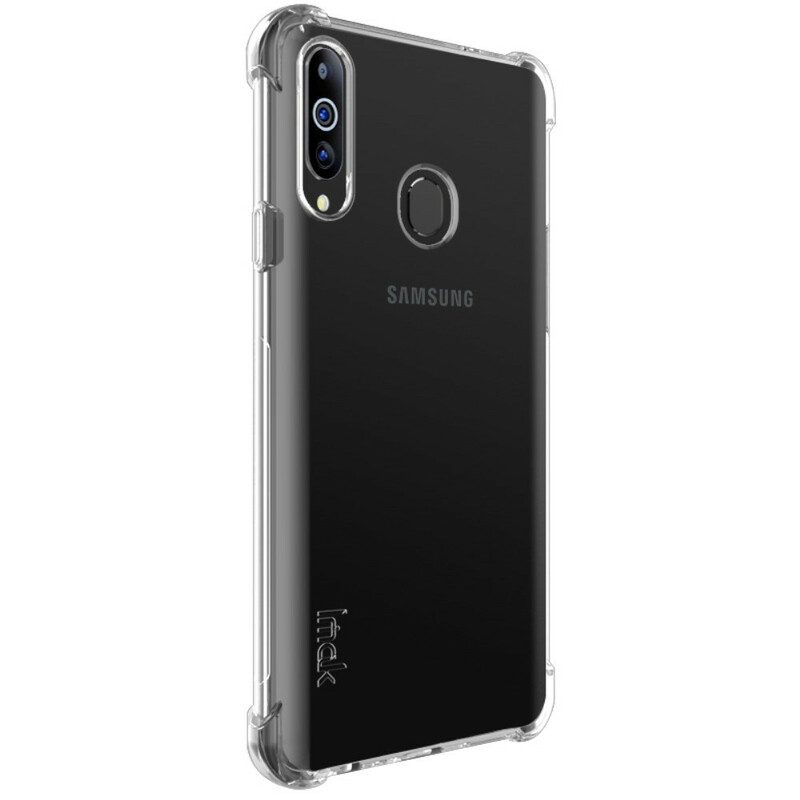 Cover Samsung Galaxy A20s Imak Silky Con Pellicola Serigrafica