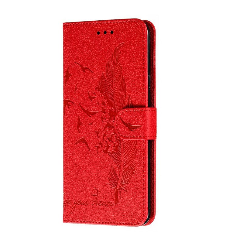 Custodia in pelle Samsung Galaxy A20s Ecopelle Vivi Il Tuo Sogno