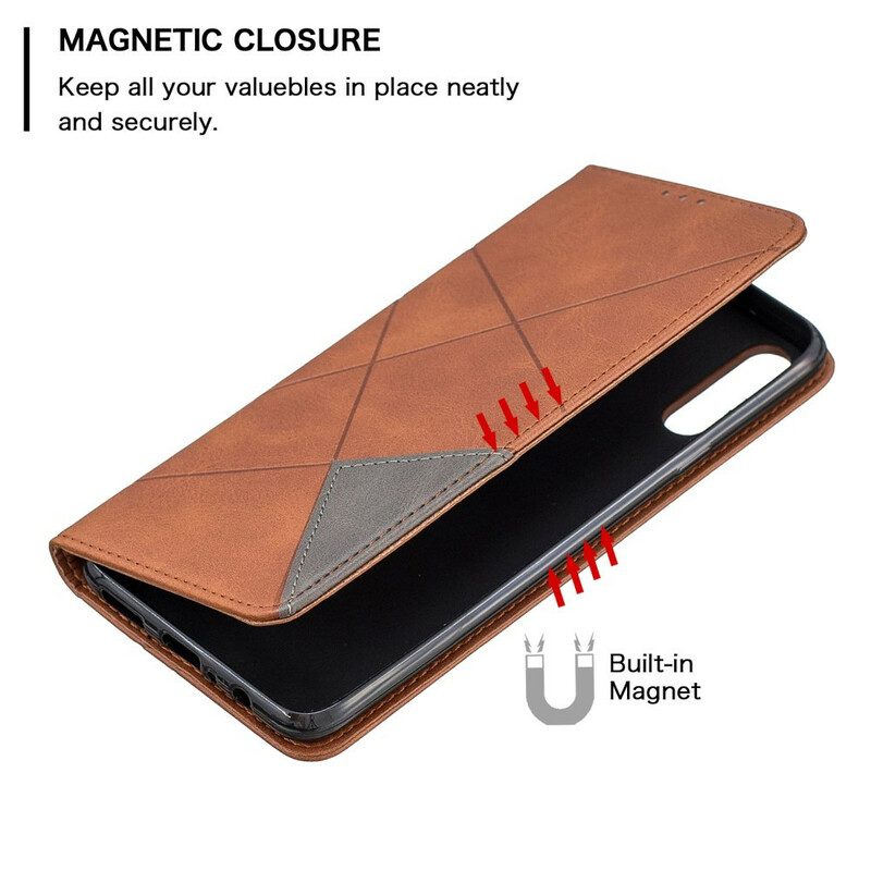 Folio Cover Samsung Galaxy A20s Custodia in pelle Stile D'artista
