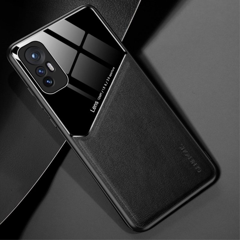 Cover Xiaomi 12 Pro Effetto Pelle Magnetica