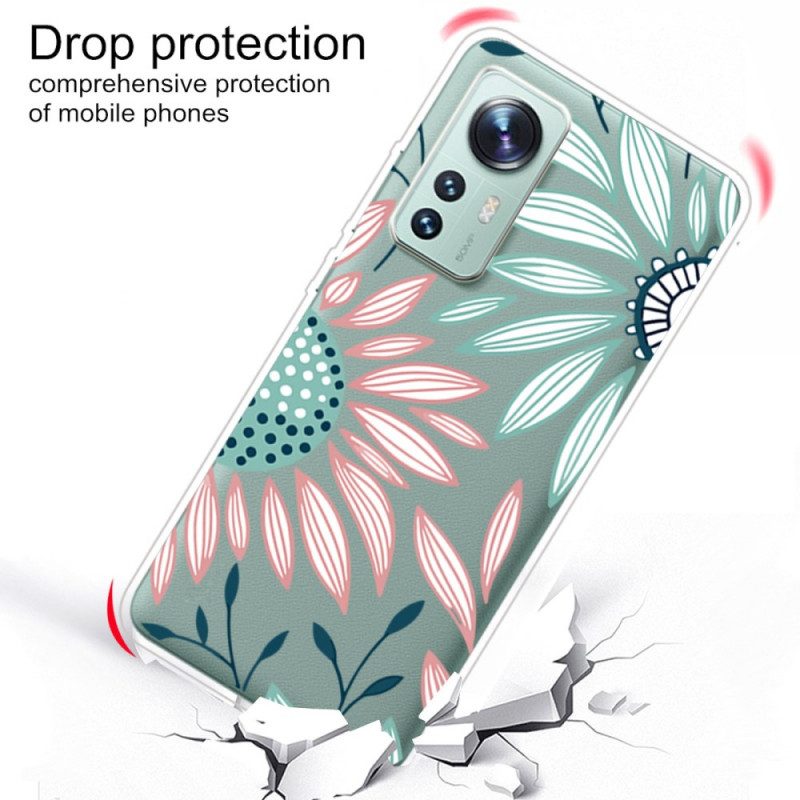 Cover Xiaomi 12 Pro Fiore In Silicone
