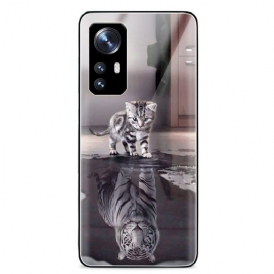Cover Xiaomi 12 Pro Kitten Dream In Vetro Temperato