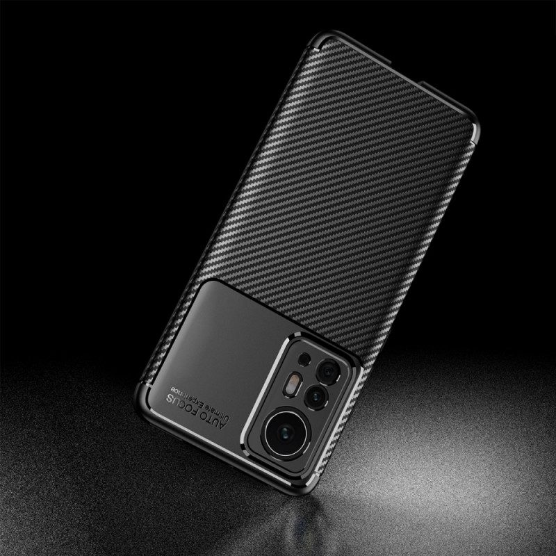 Cover Xiaomi 12 Pro Struttura Flessibile In Fibra Di Carbonio