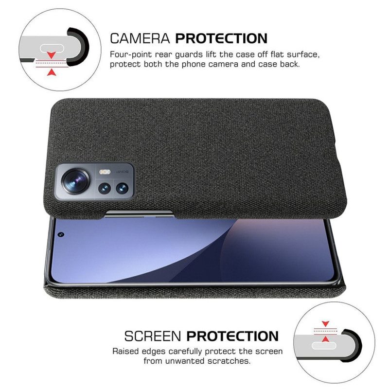 Cover Xiaomi 12 Pro Tessuto Ksq Chic