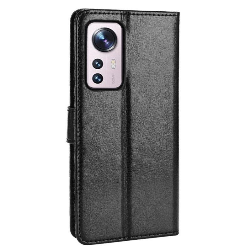 Custodia A Portafoglio Xiaomi 12 Pro Ecopelle Appariscente
