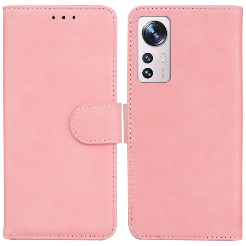 Custodia in pelle Xiaomi 12 Pro Pelle Normale