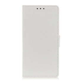 Custodia in pelle Xiaomi 12 Pro Semplice Effetto Pelle Lucida