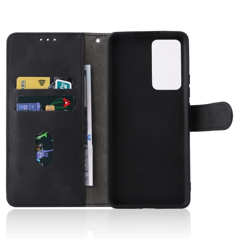 Custodia in pelle Xiaomi 12 Pro Strappy Skin-touch