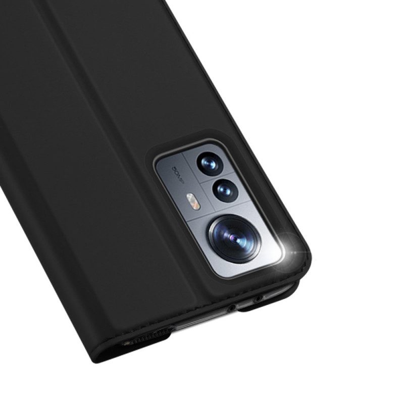 Folio Cover Xiaomi 12 Pro Custodia in pelle Pelle Pro Dux Ducis