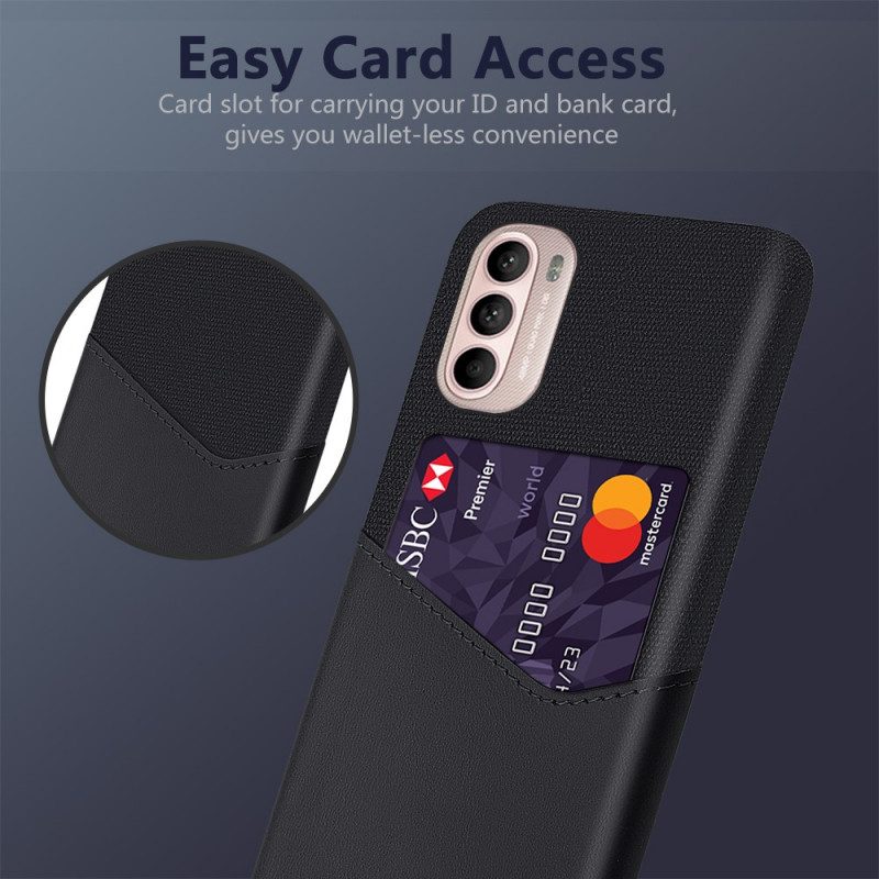 Cover Moto G41 / G31 Titolare Della Carta Ksq