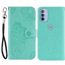 Custodia in pelle Moto G41 / G31 Gufo Mandala