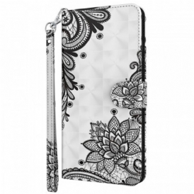 Custodia in pelle Moto G41 / G31 Pizzo Elegante