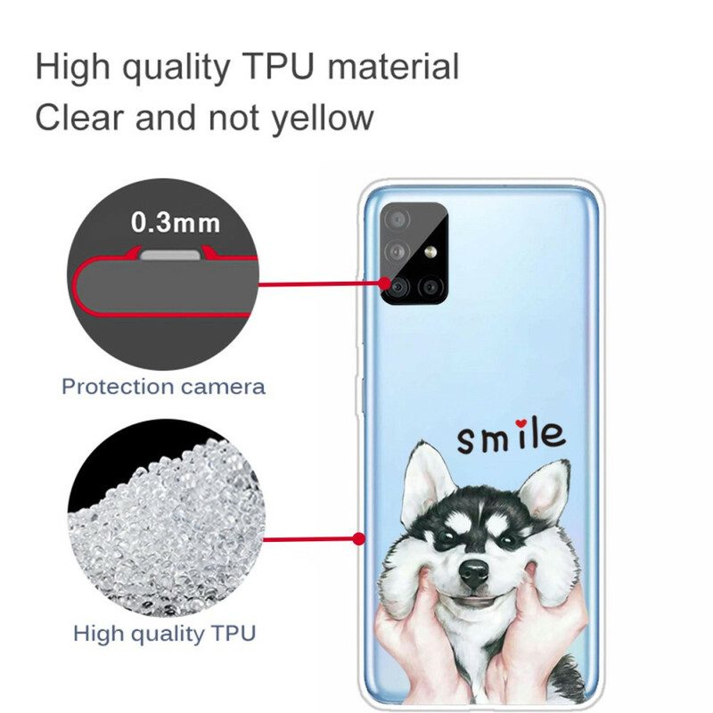 Cover Samsung Galaxy A51 Cane Sorridente