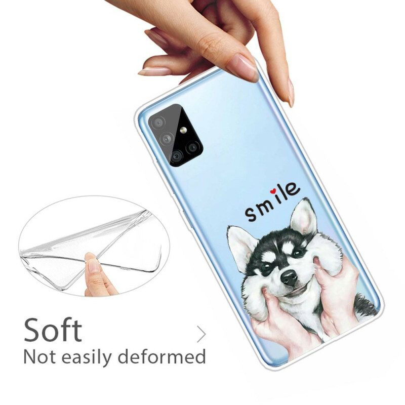 Cover Samsung Galaxy A51 Cane Sorridente