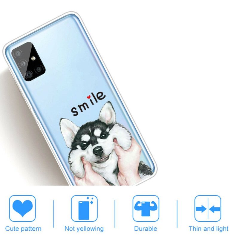 Cover Samsung Galaxy A51 Cane Sorridente