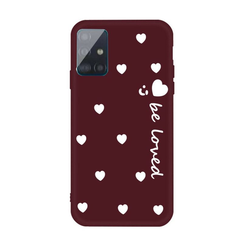Cover Samsung Galaxy A51 Cuore In Silicone Be Loved