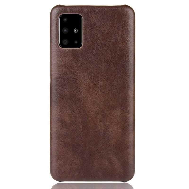 Cover Samsung Galaxy A51 Effetto Pelle Litchi