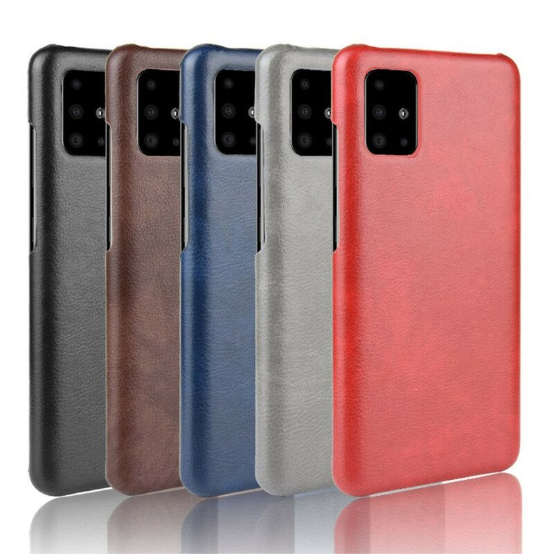 Cover Samsung Galaxy A51 Effetto Pelle Litchi