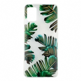 Cover Samsung Galaxy A51 Foglie Verdi Senza Soluzione Di Continuità