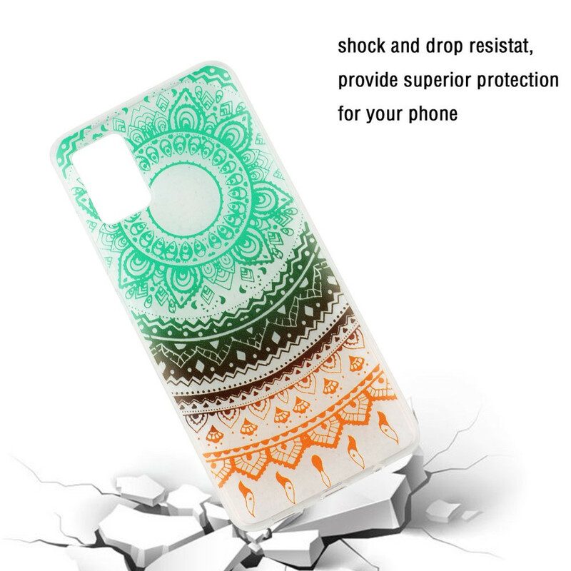 Cover Samsung Galaxy A51 Mandala Colorato Scuro Senza Soluzione Di Continuità