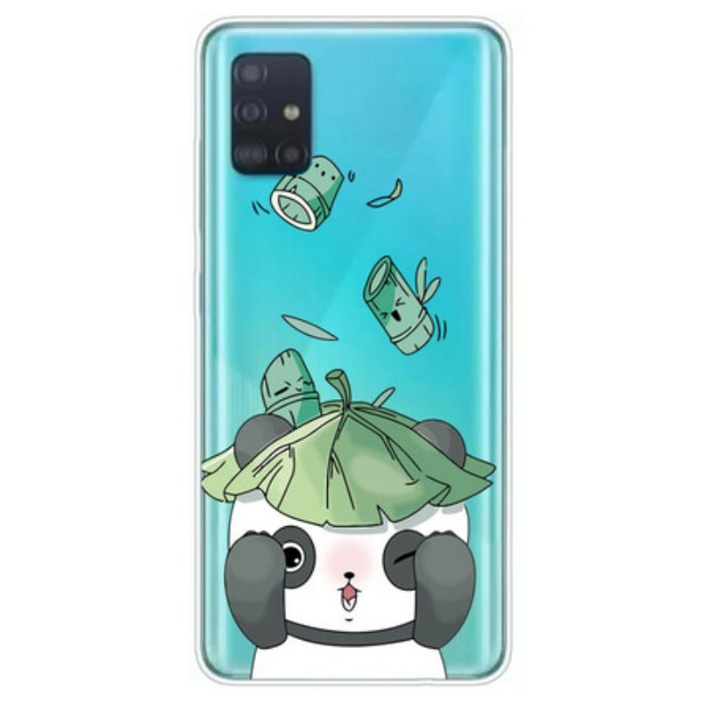 Cover Samsung Galaxy A51 Panda Giocoliere