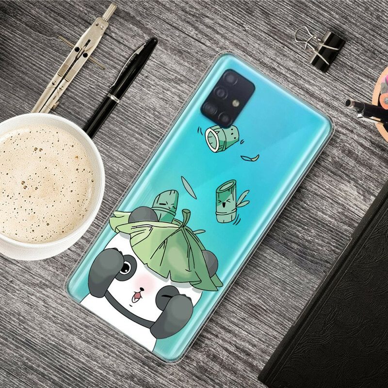 Cover Samsung Galaxy A51 Panda Giocoliere