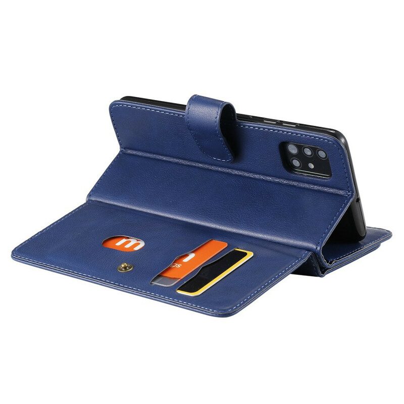 Custodia A Portafoglio Samsung Galaxy A51 9 Portacarte In Ecopelle