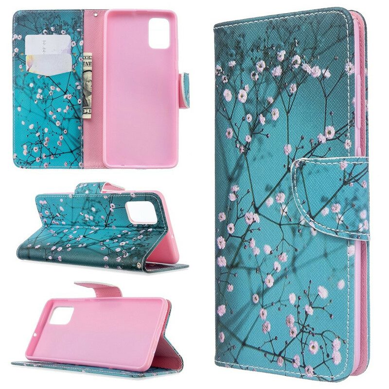 Custodia A Portafoglio Samsung Galaxy A51 Albero In Fiore