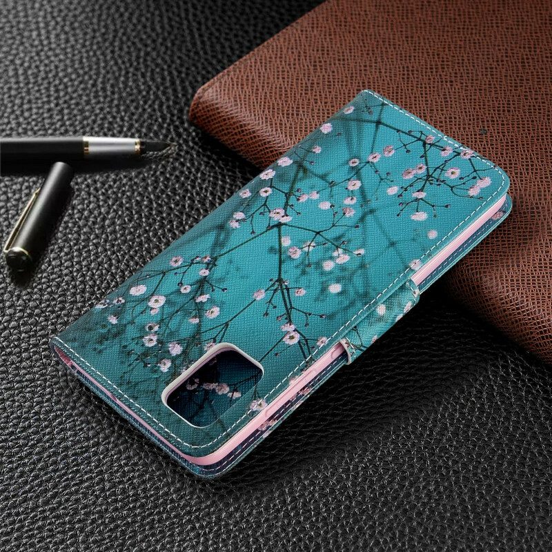 Custodia A Portafoglio Samsung Galaxy A51 Albero In Fiore