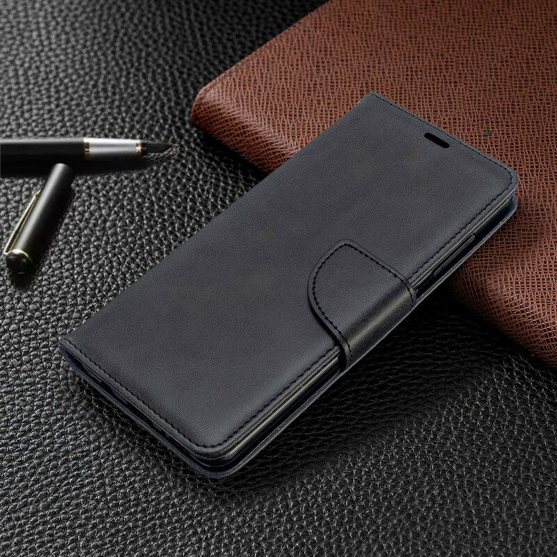 Custodia in pelle Samsung Galaxy A51 Folio Cover Lembo Liscio Obliquo